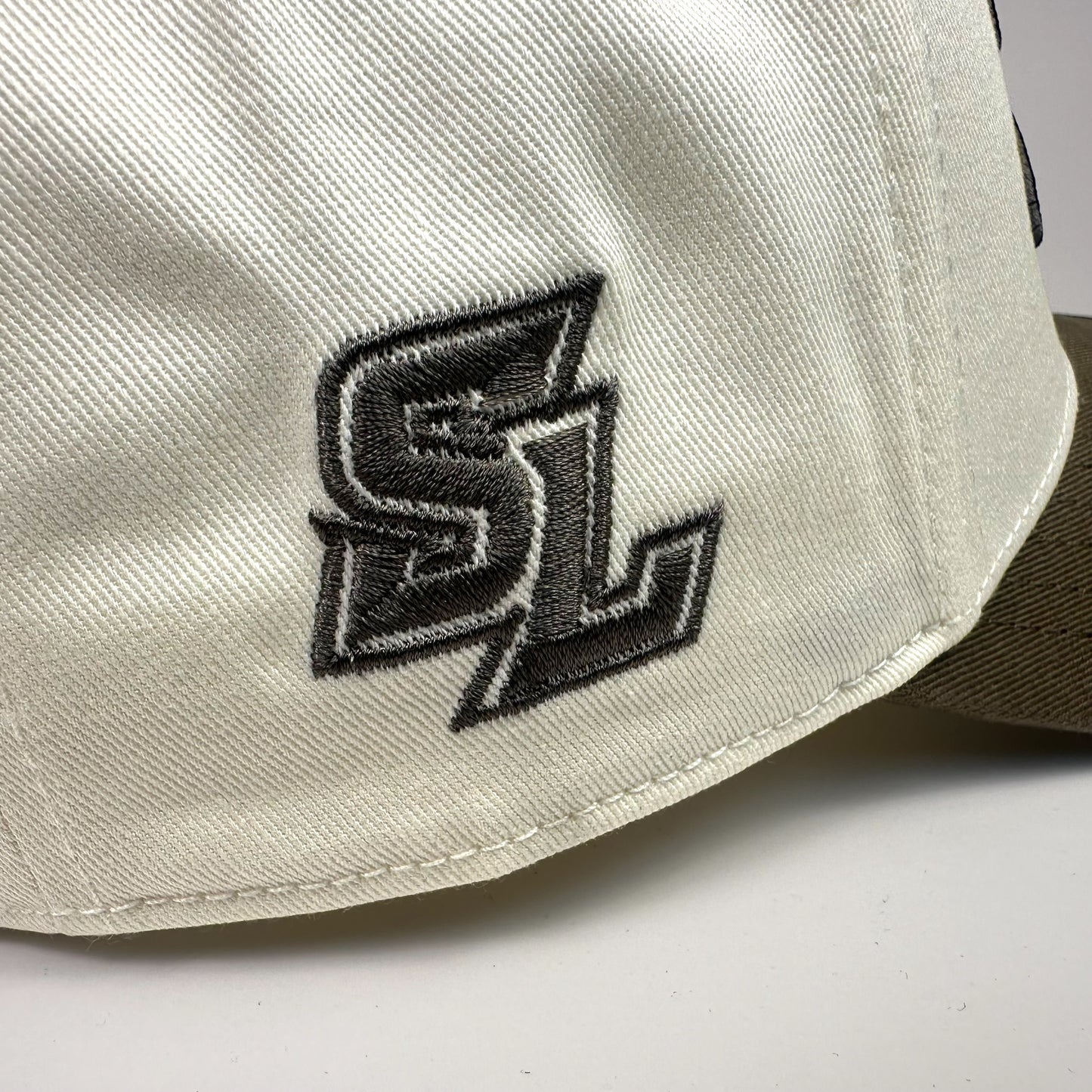 "Logo" Structured Hat (Tan/Brown)