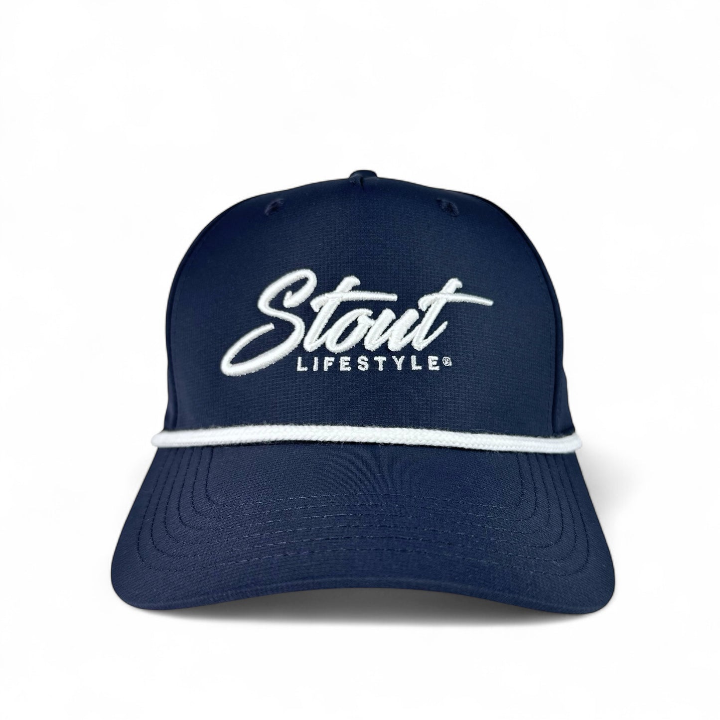 "Logo" Performance Hat (Navy/White)