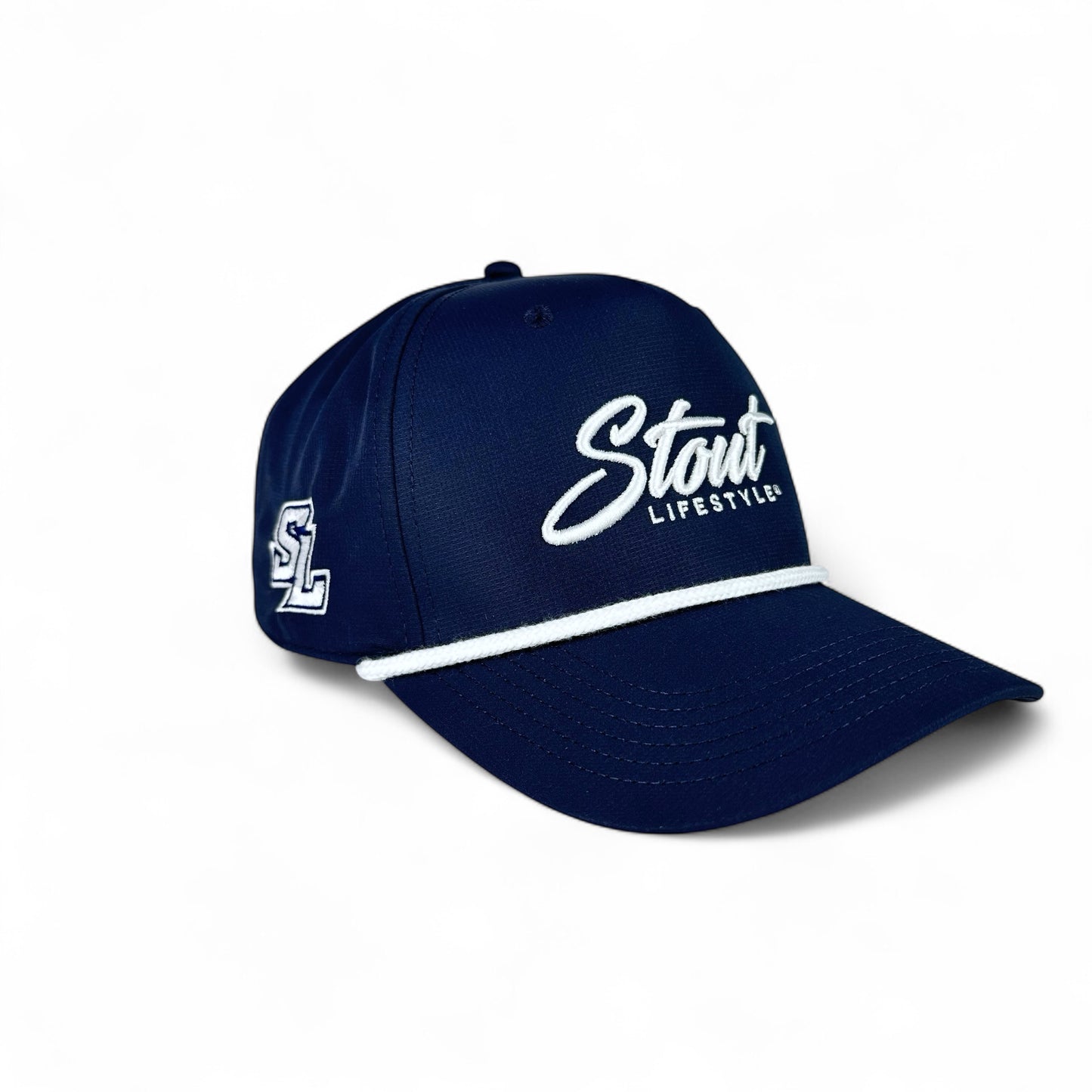 "Logo" Performance Hat (Navy/White)
