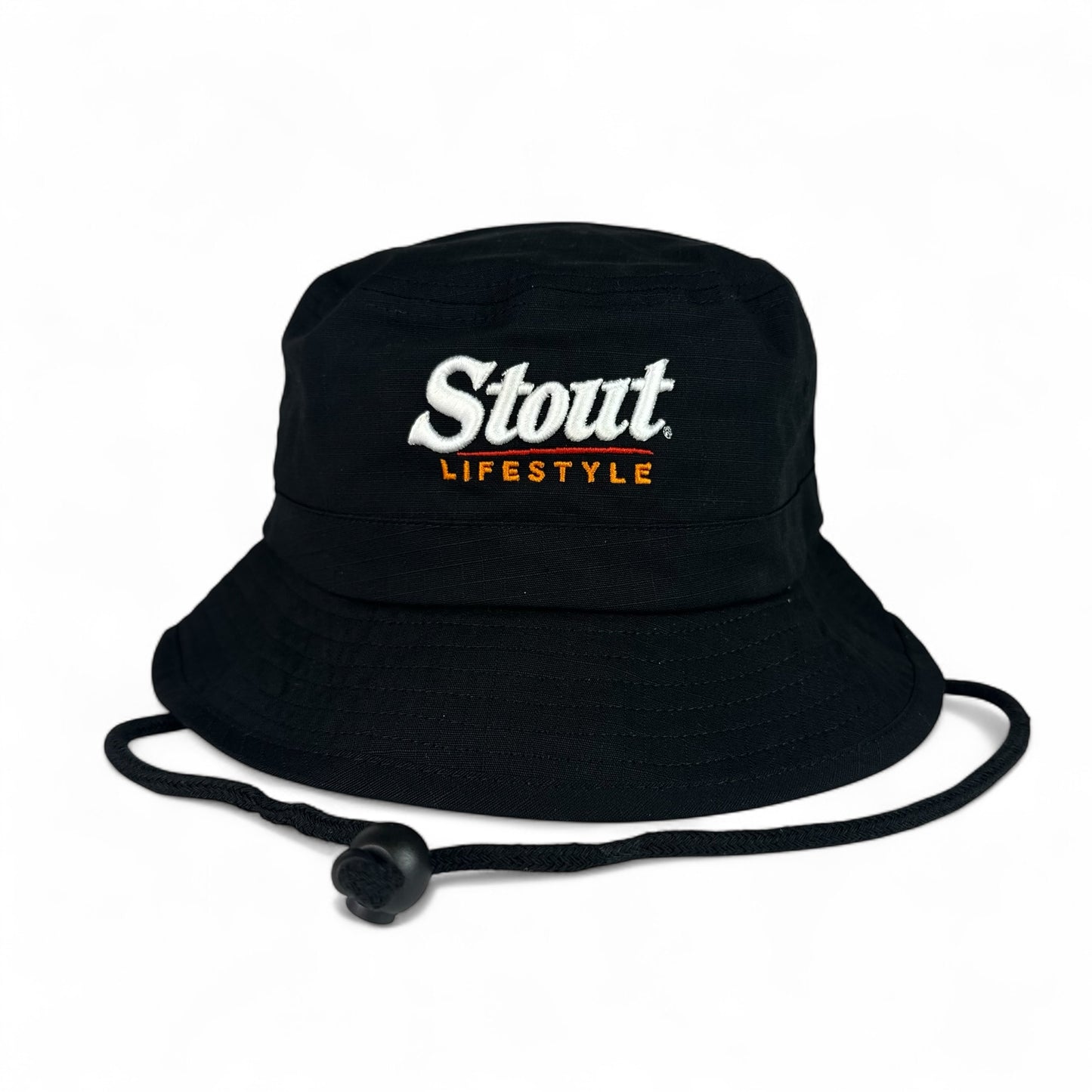 "Crisp" Bucket Hat (Black)