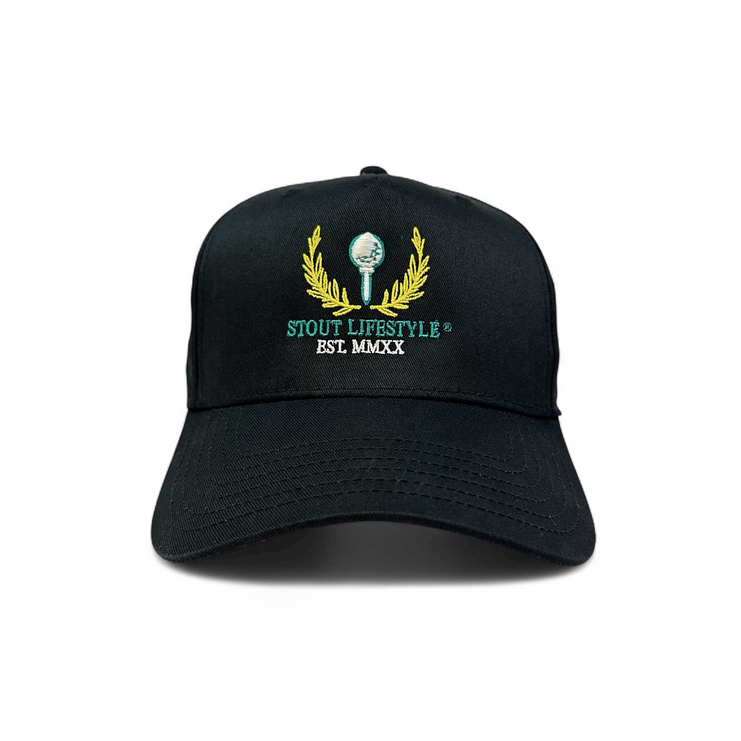 "Fancy Golf" Structured Hat (Black)