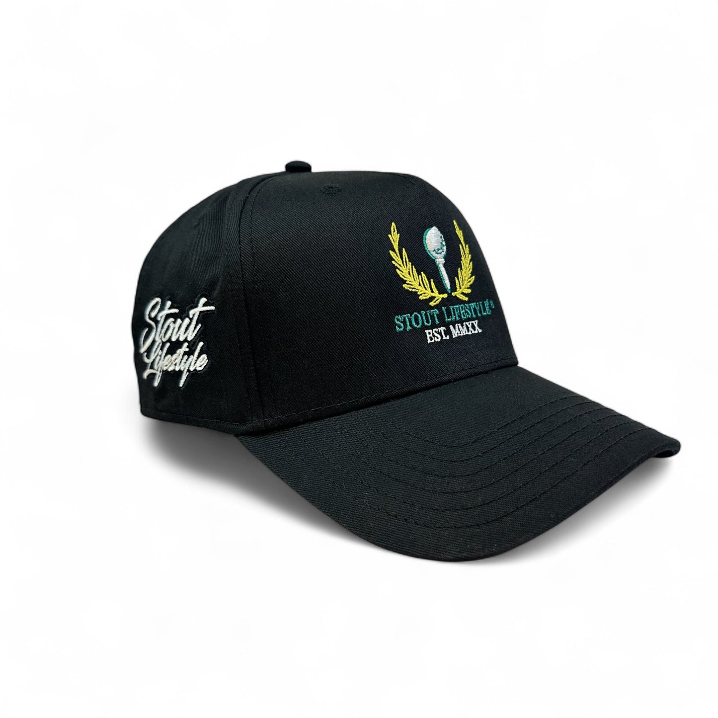 "Fancy Golf" Structured Hat (Black)