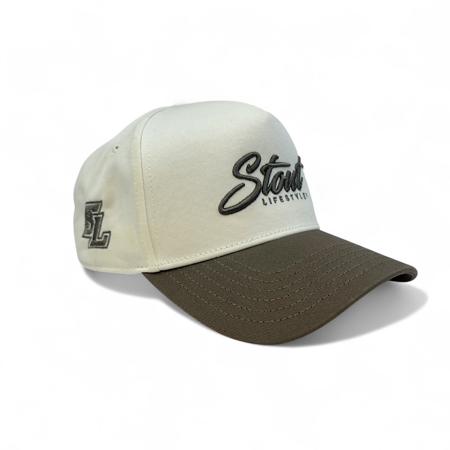 "Logo" Structured Hat (Tan/Brown)