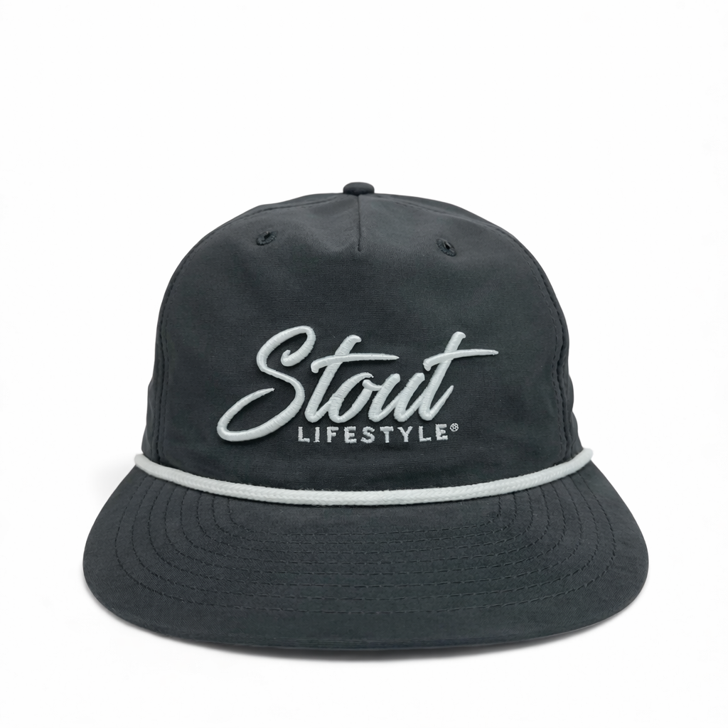 Unstructured Rope - Charcoal White