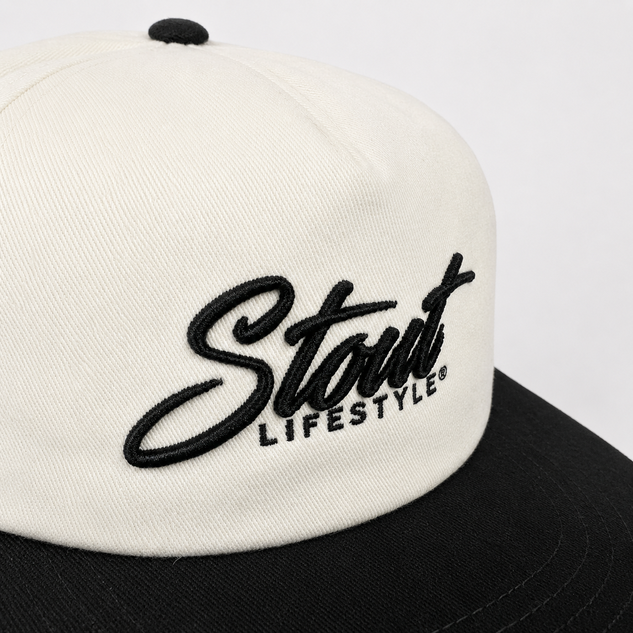 Icon - Cream/Black Unstructured