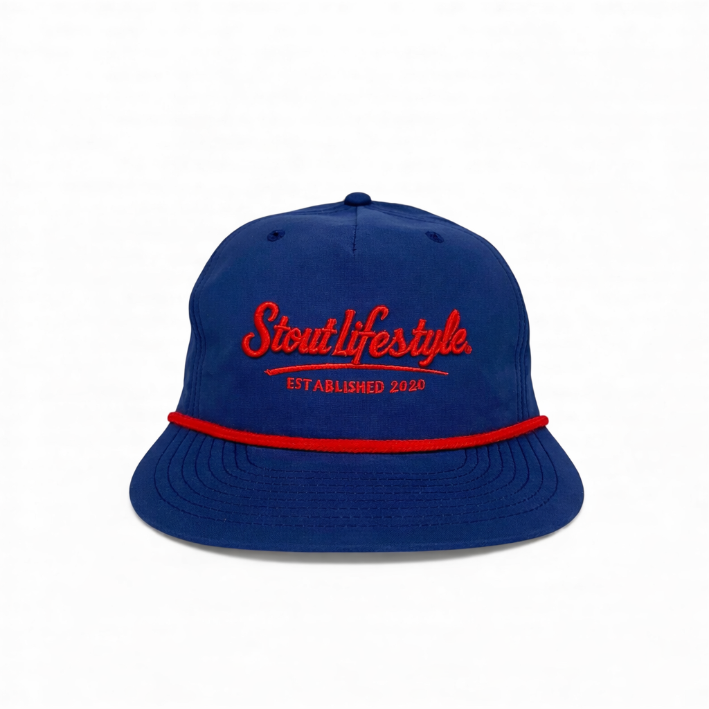 Est. Unstructured Rope - Navy Red