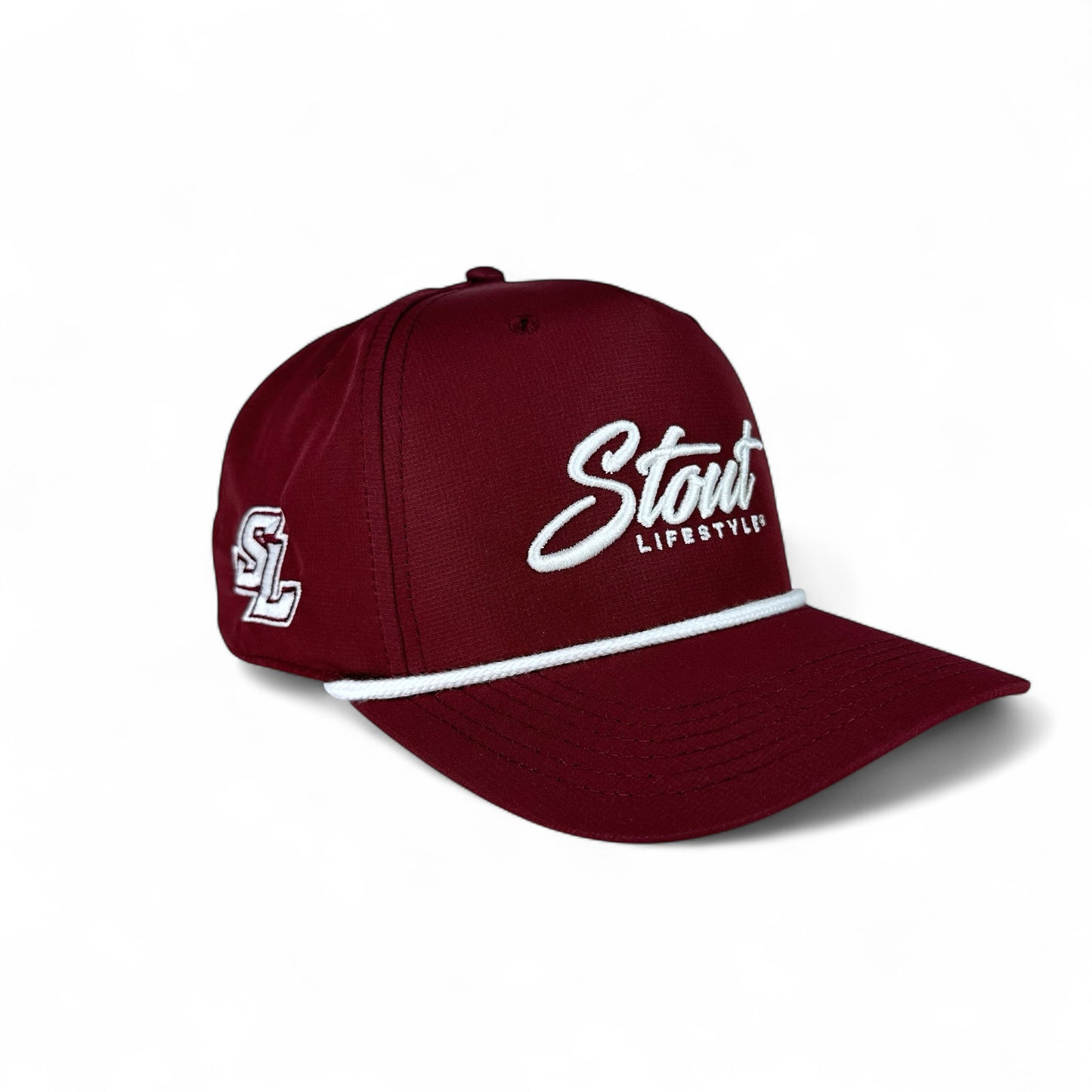 "Logo" Performance Hat (Maroon/White)