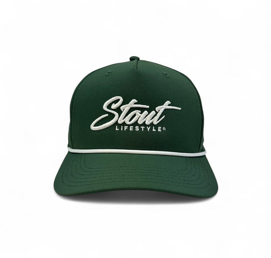 "Logo" Performance Hat (Green/White)
