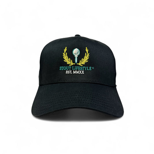 "Fancy Golf" Structured Hat (Black)