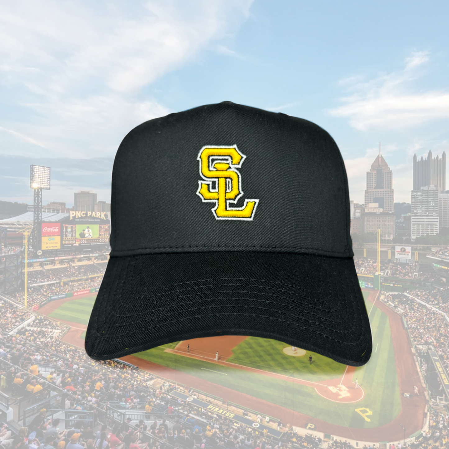 "Pirates" Structured Hat (Black)