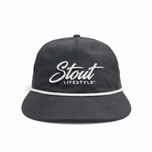 Unstructured Rope - Charcoal White