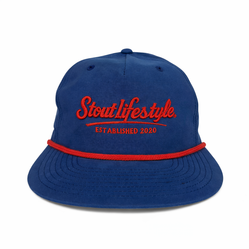 Est. Unstructured Rope - Navy Red